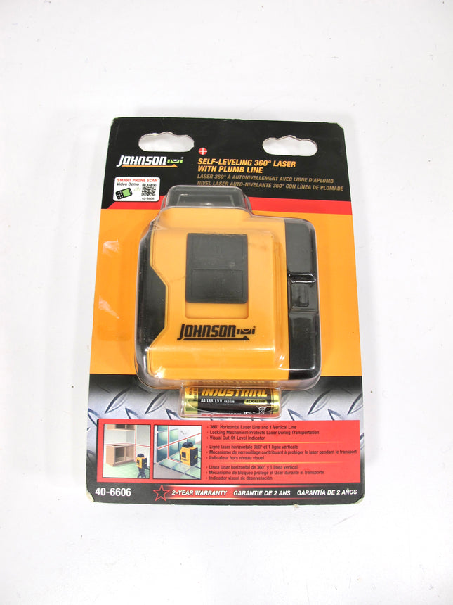 Johnson 40-6606 Self-Leveling 360-Degree Line Laser Level