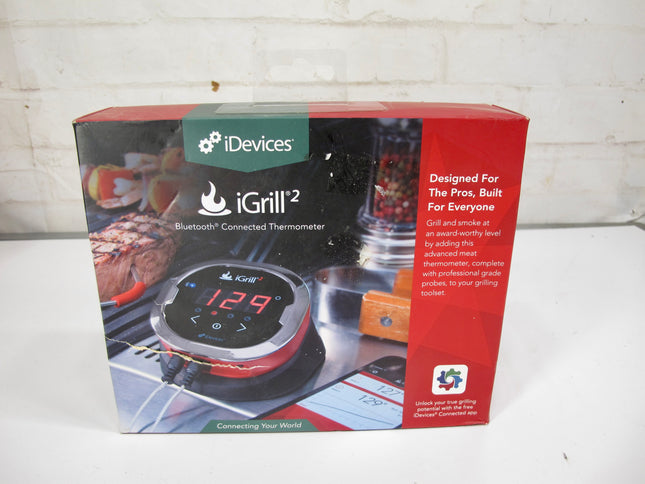 Weber iGrill2 7203 Digital Bluetooth Thermometer With Box, 2 Meat Probes