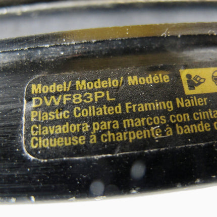 Dewalt DWF83PL Pneumatic 21-Degree 3-1/4 in. Collated Air Framing Nailer