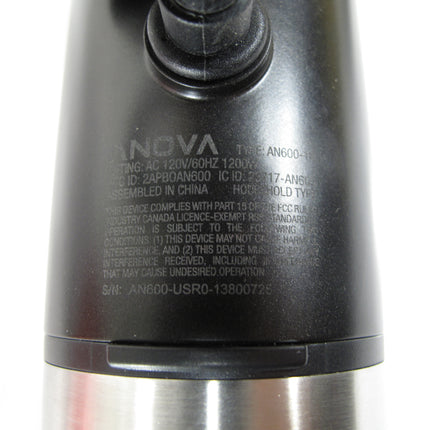 Anova Culinary AN600-US00 Sous Vide 1200 Watts WIFI Precision Cooker Pro
