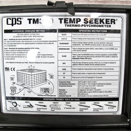 CPS TM350 Thermo-Psychrometer Temp Seeker