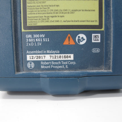 Bosch GRL 300HV Self-Leveling Rotary Laser 1000ft/300m