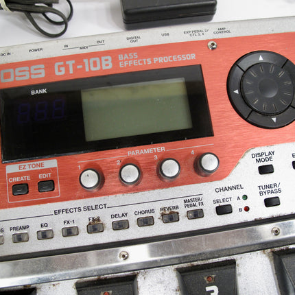 Boss GT-10B Bass Guitar Multi Effects Pedal Floorboard Processor