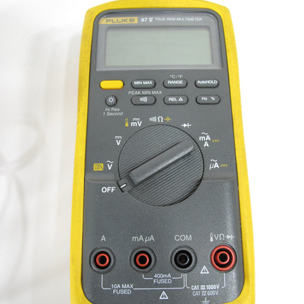 Fluke 87V Handheld True RMS Digital Industrial Multimeter w/ Leads 87-5