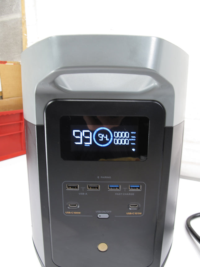 EcoFlow 2048Wh DELTA 2 Max Portable Power Station Solar Powered Generator