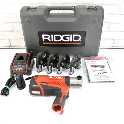 Ridgid RP240 Compact Press Tool Kit with 1/2"-1-1 1/4" Pro Press Jaws