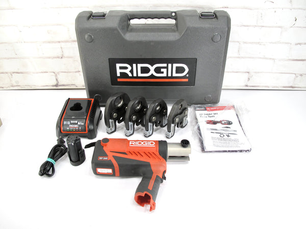 Ridgid RP240 Compact Press Tool Kit with 1/2"-1-1 1/4" Pro Press Jaws