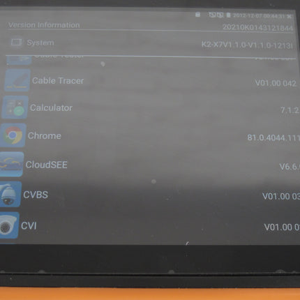 Avycon AIVO-70A4K 7" Touch Screen All-In-One Network & Camera Tester