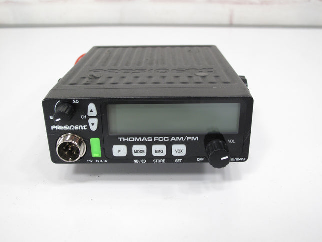 President Electronics Thomas FCC AM/FM CB Radio w/ 7 Color LCD
