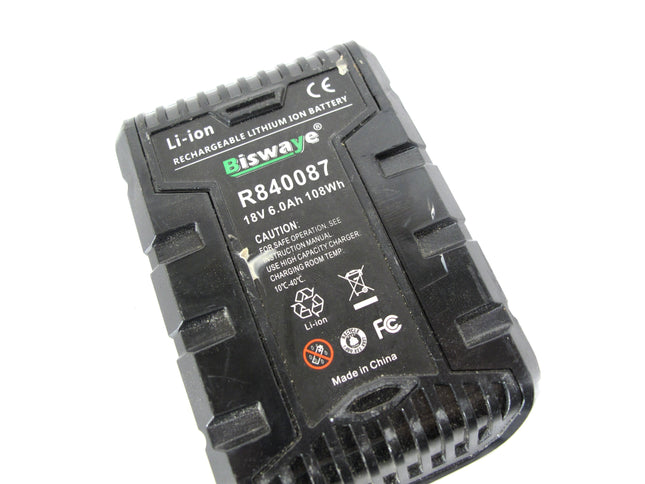 Biswaye R840087 For Ridgid 18V 8.0Ah Lithium Li-ion Battery