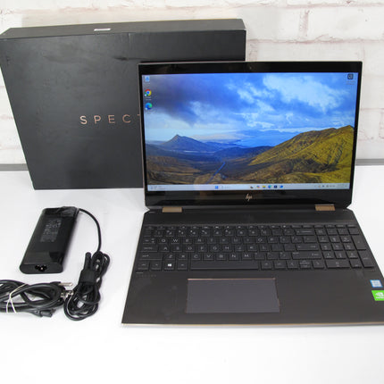 HP Spectre X360 15-df0033dx 1.8 i7 8565u 16GB 512GB SSD MX150 Win11 Touch Laptop
