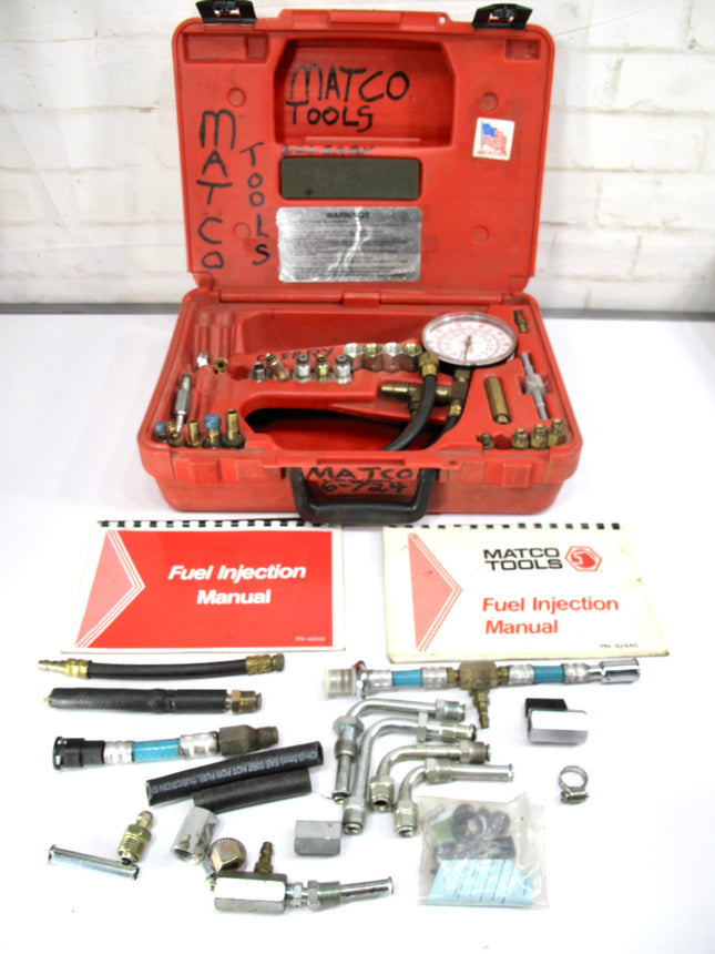 Matco Tools FIT550 Master Fuel Injection Pressure Tester Kit Case Diagnostic