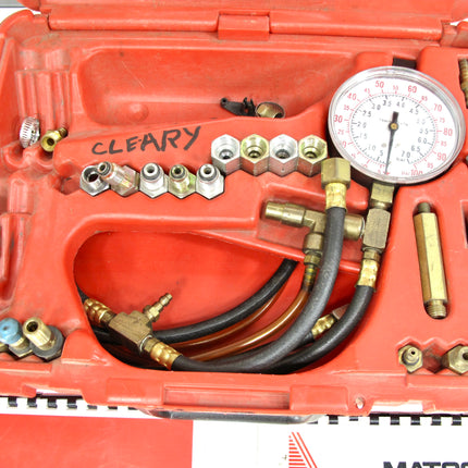 Matco Tools FIT550 Master Fuel Injection Pressure Tester Kit Case Diagnostic