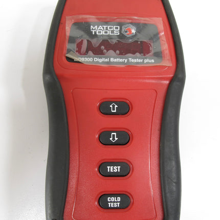 Matco Tools MD9300 Digital Battery Tester Plus w/ Leads & Case USA