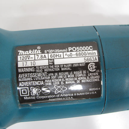 Makita PO5000C 125mm Random orbit polisher Magic type AC100V Tool