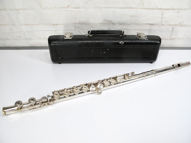 Artley 18-0 Concert Flute Silver Plate Closed Hole C w/ Case