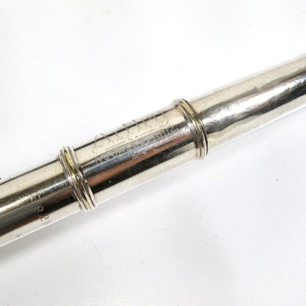 Artley 18-0 Concert Flute Silver Plate Closed Hole C w/ Case