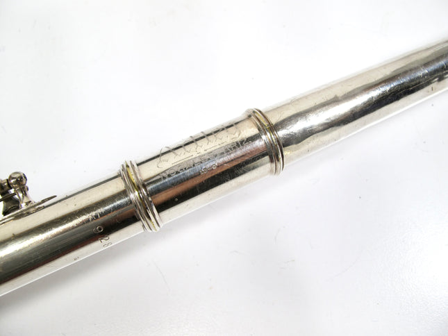 Artley 18-0 Concert Flute Silver Plate Closed Hole C w/ Case