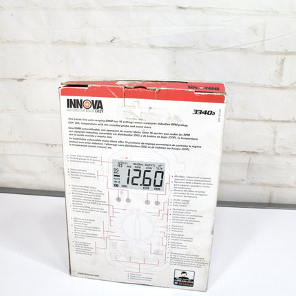 Innova 3340a Professional Automotive DMM Digital Multimeter