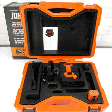 Johnson Level JLN300-GN3360 GreenBrite Self-Leveling 3 x 360° Plane Laser Level