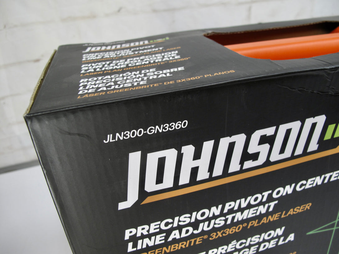 Johnson Level JLN300-GN3360 GreenBrite Self-Leveling 3 x 360° Plane La ...