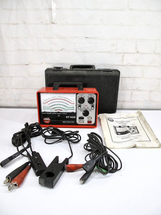 Mac Tools ET925 Tuning Station–Tach /Dwell/ Volts/Amps/Ohms