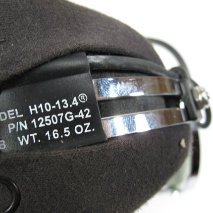 David Clark H10-13.4 Aviation Headset Microphone Dual GA Plugs Over Headphones
