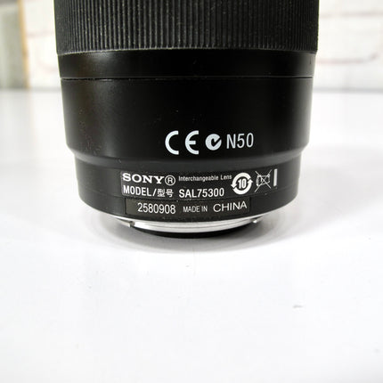 Sony SAL75300 f/4.5-5.6 75-300mm Macro Lens for Sony Alpha DSLR Cameras