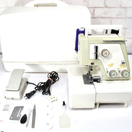 Janome New Home My Lock 203 Electronic Controlled Overlocking Serger Machine