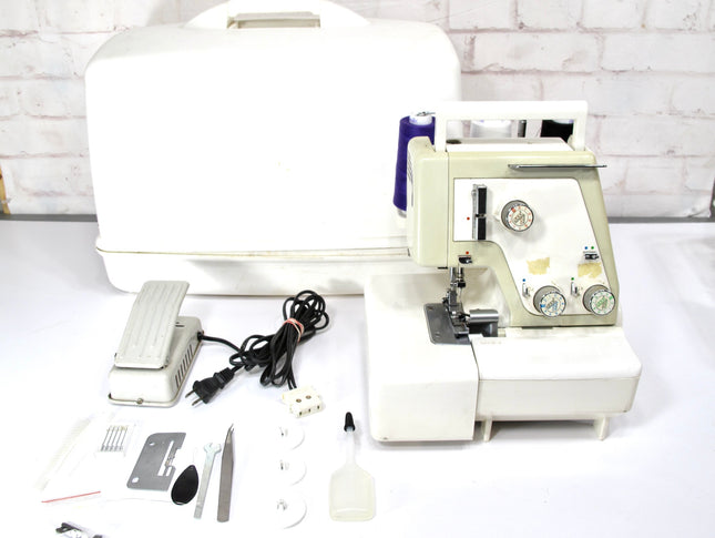 Janome New Home My Lock 203 Electronic Controlled Overlocking Serger Machine