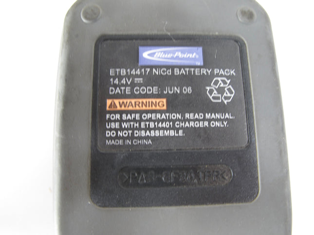 Blue Point ETB14417  14.4 Volt 2000mah 2.0 AH Power Tool Battery