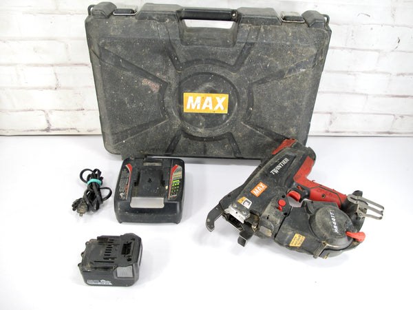 MAX RB441T TwinTier Cordless Rebar Wire Tie Machine