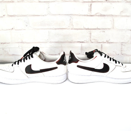 Nike Air Force 1 AF1/1 DC9895-100 White Varsity Red Low Top Sneaker Mens 11