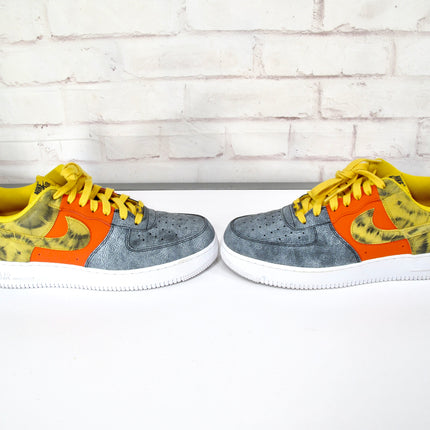 Nike Air Force 1 '07 LV8 Dark Sulphur Tie-Dye CZ0337-700 Sneakers Mens Size 11