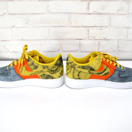 Nike Air Force 1 '07 LV8 Dark Sulphur Tie-Dye CZ0337-700 Sneakers Mens Size 11