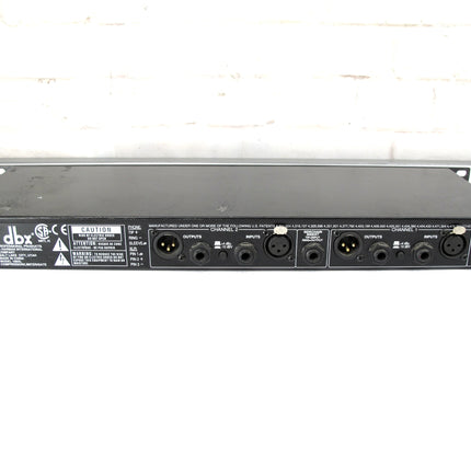 DBX 166XL 2-Channel Pro Audio 1U Rack Mount Stereo Compressor Limiter Gate