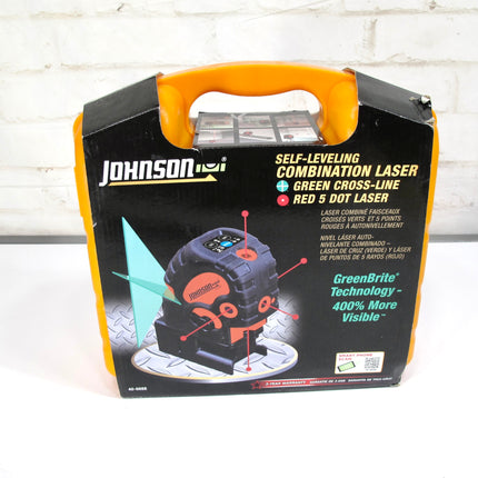 Johnson Level & Tool 40-6688 Line And Dot Self Leveling Laser w/ Case