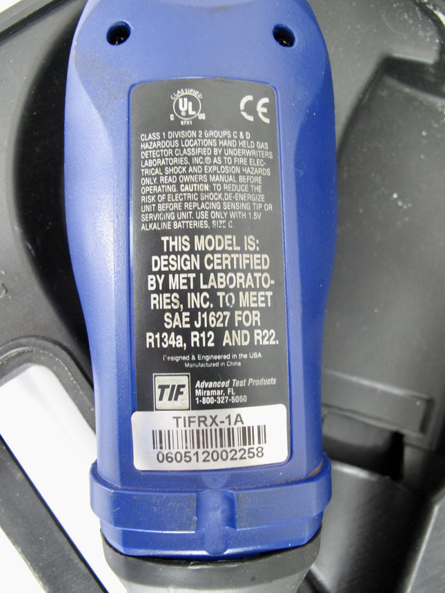 TIF RX-1A Refrigerant Leak Detector AC, A/C, FREON, R12, R22, R134a, CFC