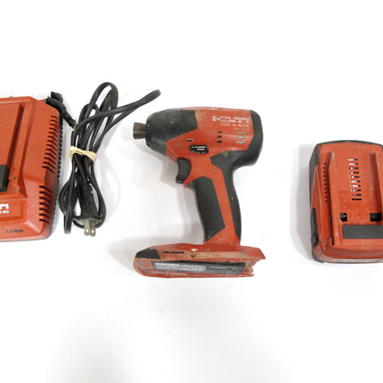 Hilti SID 6-22 22V 1/4" Cordless Impact Driver w/ Battery and Charger