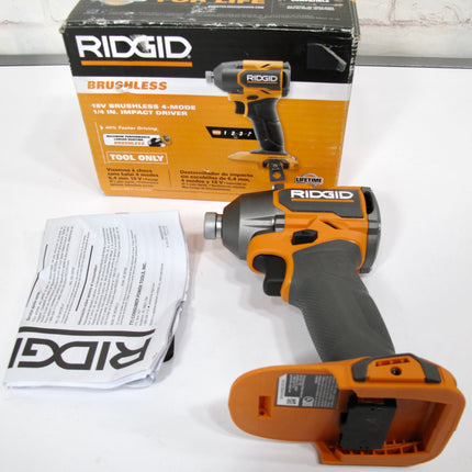 RIDGID R862312B 18v 4-Mode 1/4-Inch Brushless Impact Driver