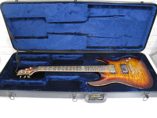 Schecter C-1 Classic 2006 3-Tone Sunburst Gold Hardware Guitar w/ OHSC