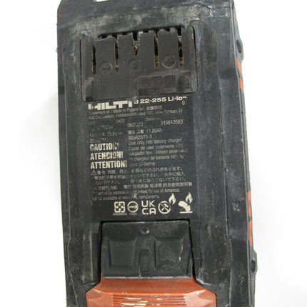 Hilti B 22-255 Li-Ion 21.6V 11.854Ah Power Tool Battery