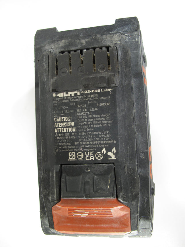 Hilti B 22-255 Li-Ion 21.6V 11.854Ah Power Tool Battery