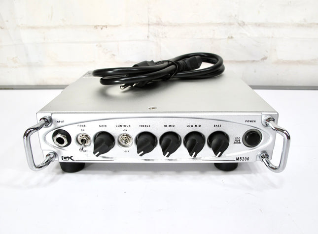 GK Gallien-Krueger MB200 Bass Amplifier Head 200 Watt Compact Amp Head XLR EQ