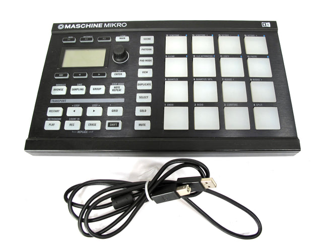 Native Instruments MASCHINE MIKRO Drum Sample Pad Controller Interface