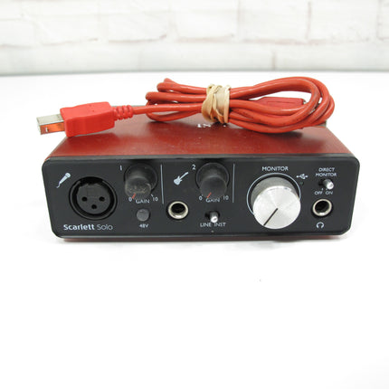 Focusrite Scarlett Solo 1st Gen 24 Bit USB Audio Recording Interface