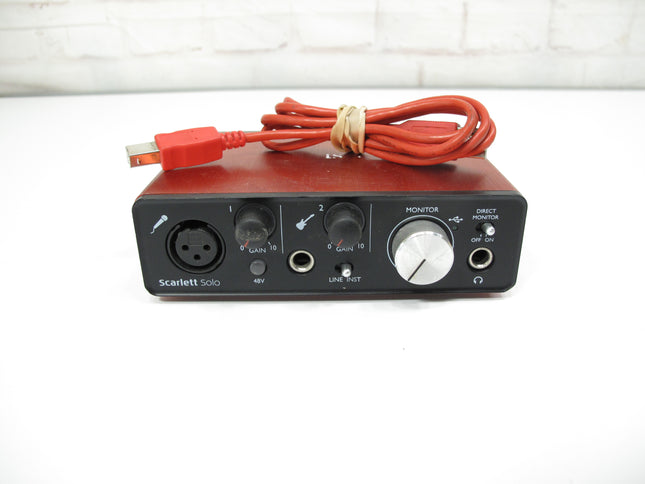 Focusrite Scarlett Solo 1st Gen 24 Bit USB Audio Recording Interface