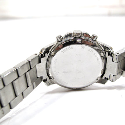Fossil Grant Mens Chronograph Stainless Steel Watch BQ2180W