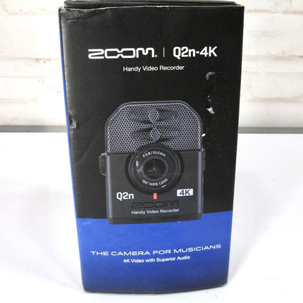 ZOOM Q2n-4K Handy Video Recorder Black High Quality 24bit/96kHz