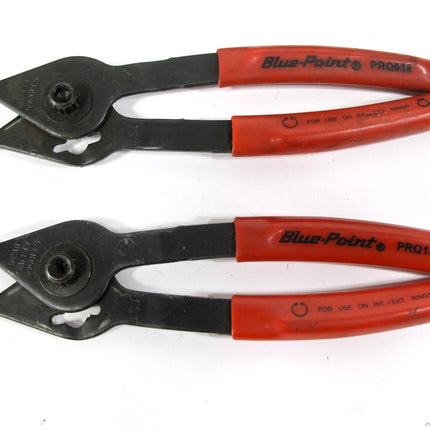 BluePoint PRQ625 Set of 5 Snap Ring Plier Set Int/Ext PRQ-970, 138, 147, 938, 947